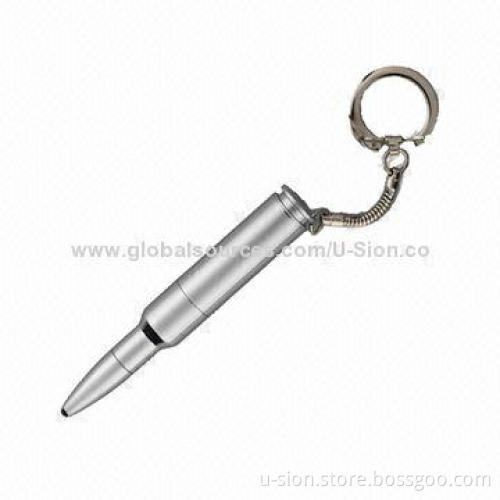 Gold and Silver Colors Metal Bullet USB Memory Pen Drive